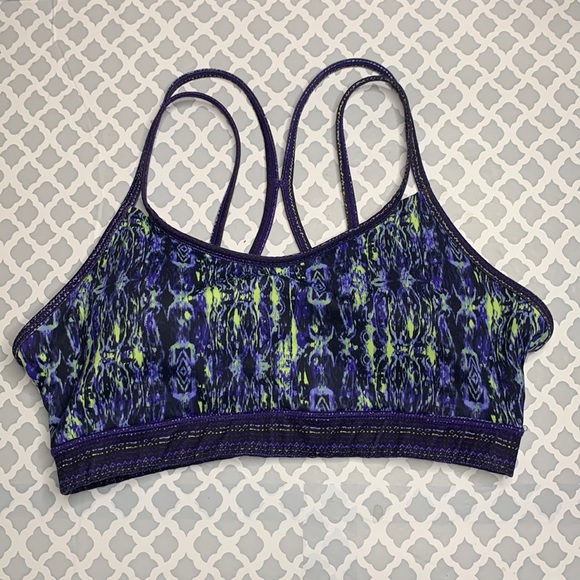 GAIAM Patterned Sports Bra Size Large - Picture 1 of 8